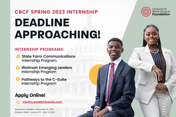 2022 Spring Internship Application Deadline